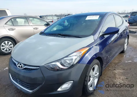 2013 Hyundai Elantra Gls z USA, uszkodzony, nr VIN 5NPDH4AE4DH288609